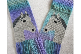 colorful horse scarf