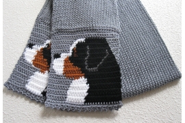 Cotton mountain dog scarf