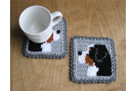 dog cup coasters