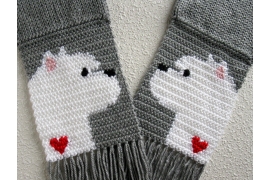 Westie terrier scarf