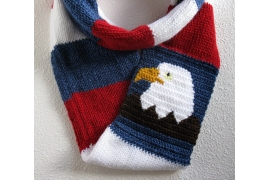 bald eagle infinity scarf