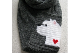 Westie scarf