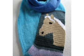 palomino horse scarf
