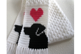 black lab scarf