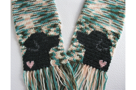 lab knit scarf