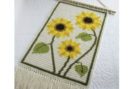 sunflower wall hanging