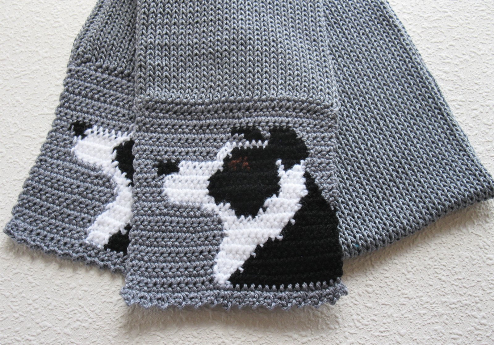 Border collie knitting clearance pattern
