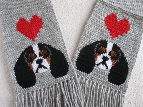 Cavalier spaniel scarf