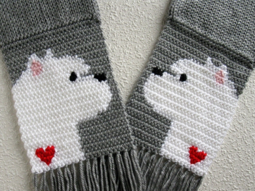 West Highland White scarf