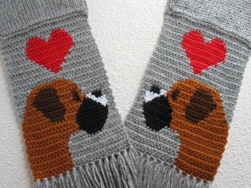 Boxer dog scarf