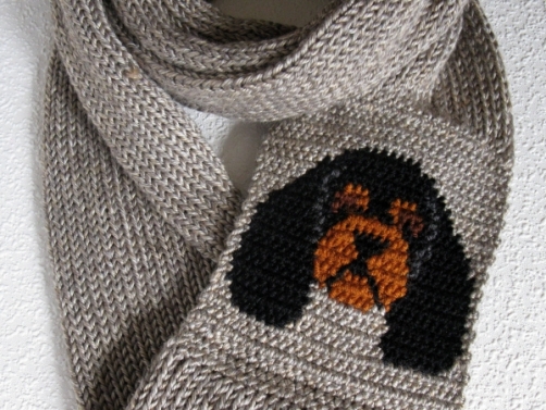Cavalier Spaniel eternity scarf
