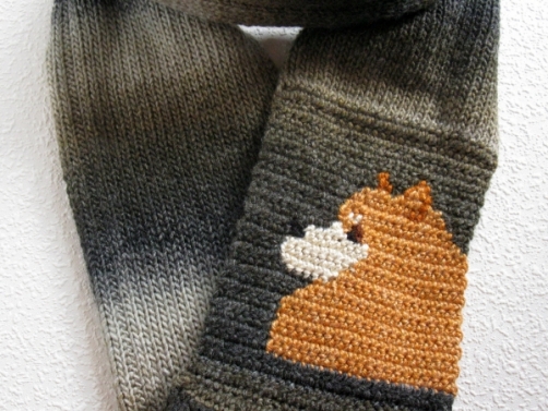 Pomeranian Dog infinity scarf