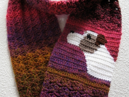 Parsons Jack Russell Terrier infinity scarf