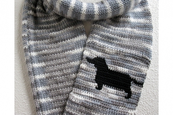 Dachshund infinity scarf