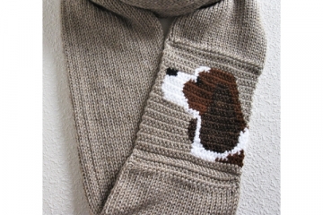 Infinity Spaniel dog scarf