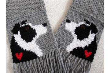 Border collie scarf