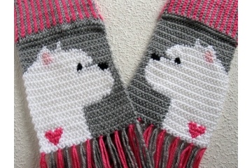 Westie scarf