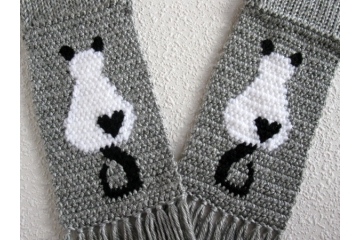 Black and white cats