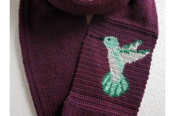 Hummingbird infinity scarf