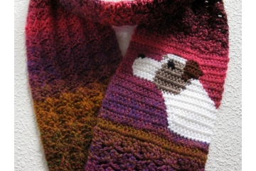 Parsons Jack Russell Terrier infinity scarf