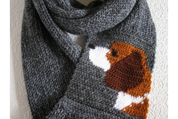 Beagle Dog infinity scarf for dog lovers