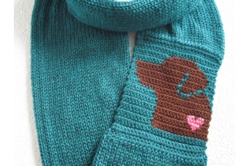 Fox Red Labrador infinity scarf