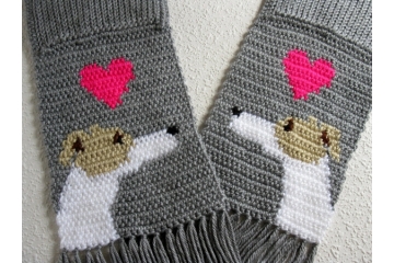 White and Fawn Greyhounds